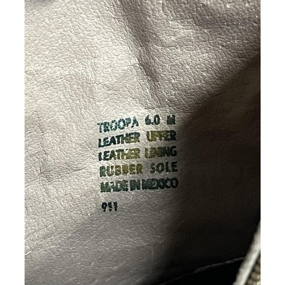 Steve Madden Boots Womens Size 6 Taupe Troopa Combat Lace Up Side Zip Leather - Picture 9 of 10